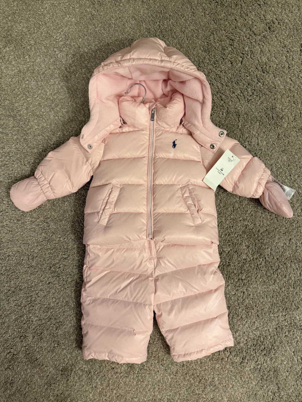 Ralph Lauren infant Pink Puffer Jacket